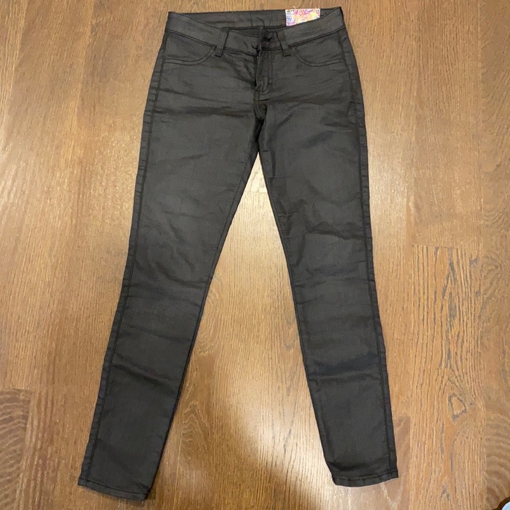 Siwy low waisted black skinny jeans size 25